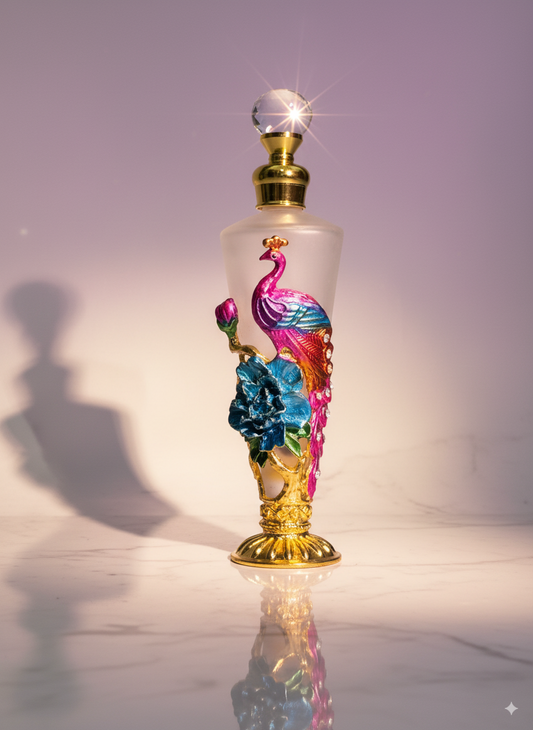 Peacock Vintage Bottle Alcohol Free Attar - Premium Hind Aroma Attar