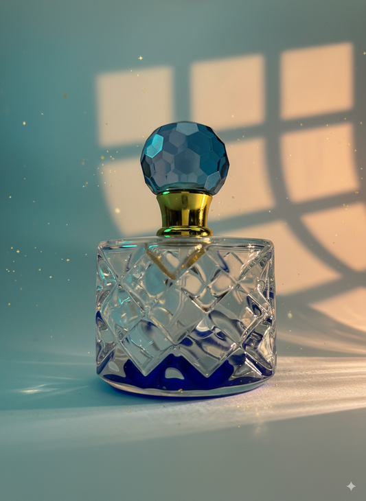 Crystal fancy bottles Alcohol Free Attar