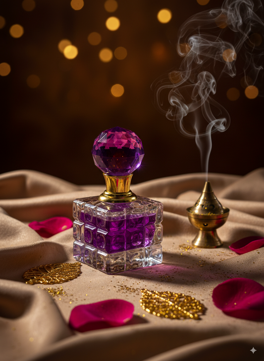 Crystal bottel alcohol free attar