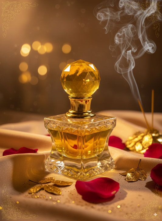 Crystal Fancy Bottel Alcohol Free Attar